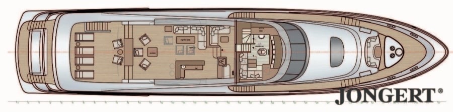 Jongert 39m Yacht for Sale - Layout